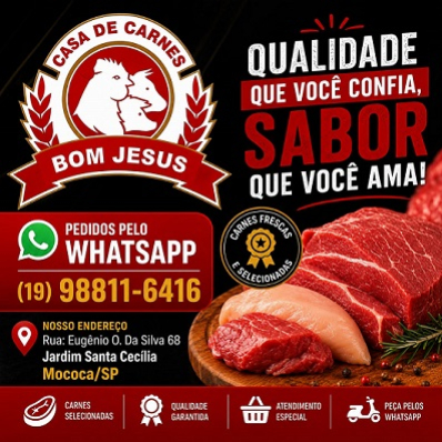 Casa de Carnes Bom Jesus - Mococa-SP Mococa SP