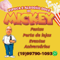 oferecimento Pipoca e Algodão Doce do Mickey